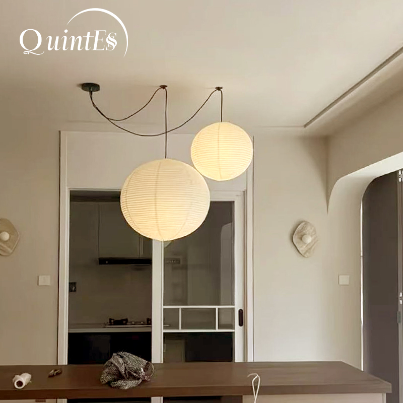 Japanese Lantern Paper - Japanese Noguchi Isamu Paper Chandelier Rice