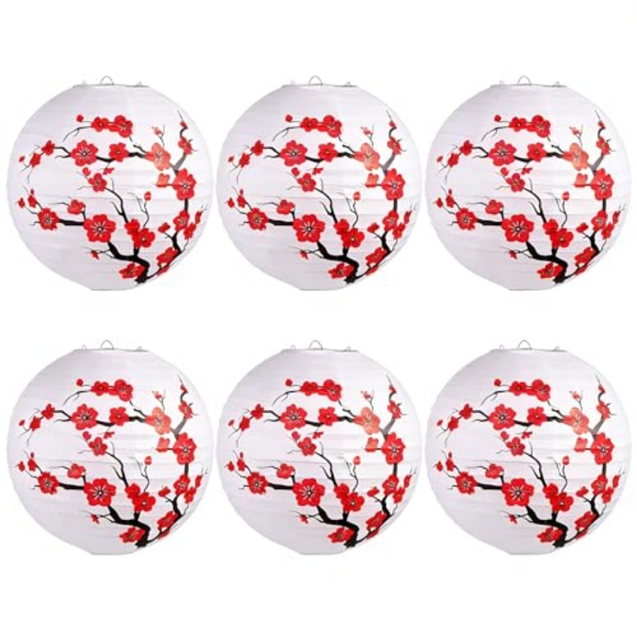6Pack Chinese New Year Decorat - Japanese Lantern Paper avis et prix