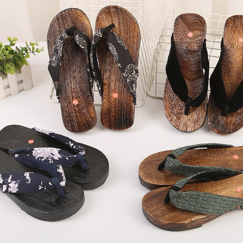 Anime Ninja Summer Clogs Slipp - Geta Wooden Sandal avis et prix