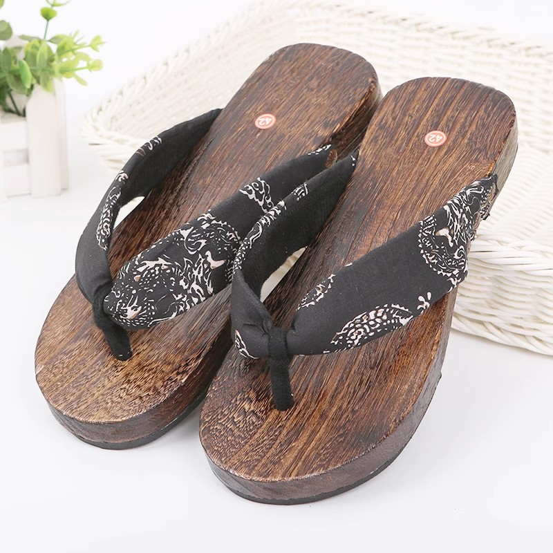 Anime Ninja Summer Clogs Slipp - Geta Wooden Sandal avis et prix