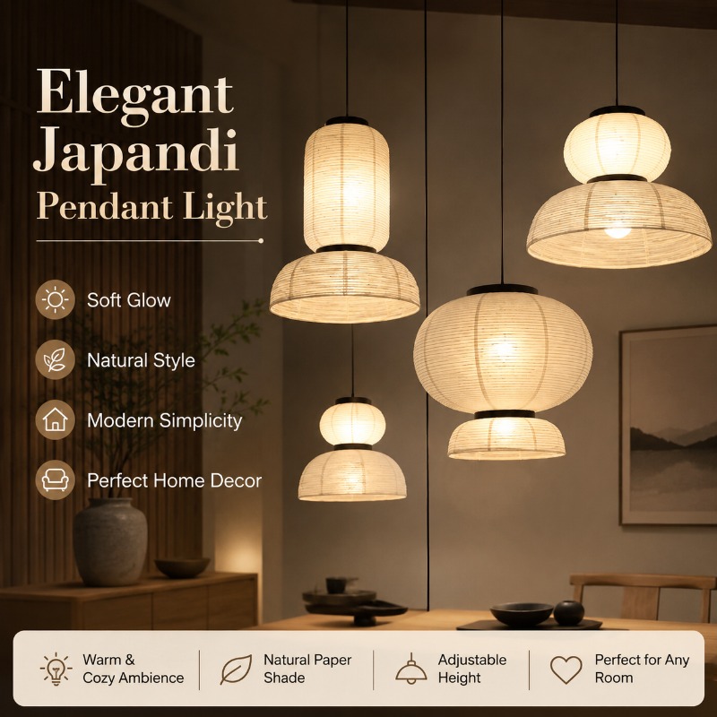 Japanese Rice Paper Pendant Li - Japanese Lantern Paper avis et prix