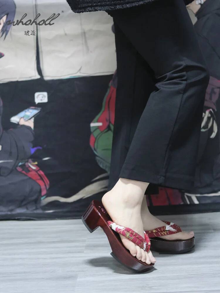 Japanese Wooden Gets Summer Wo - Geta Wooden Sandal avis et prix