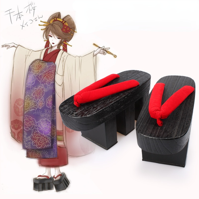 Womens Wooden Japanese GETA Cl - Geta Wooden Sandal avis et prix