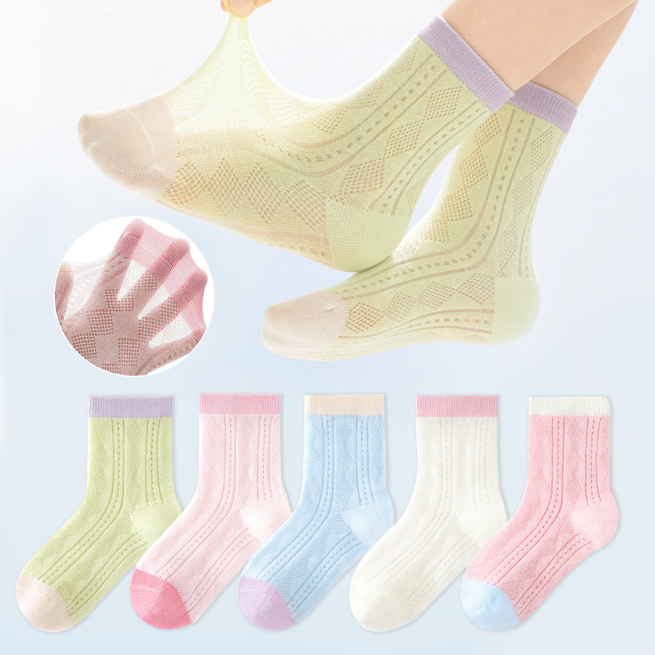 5 Pairs of Children's Socks, C - Japanese Girl Lifestyle avis et prix
