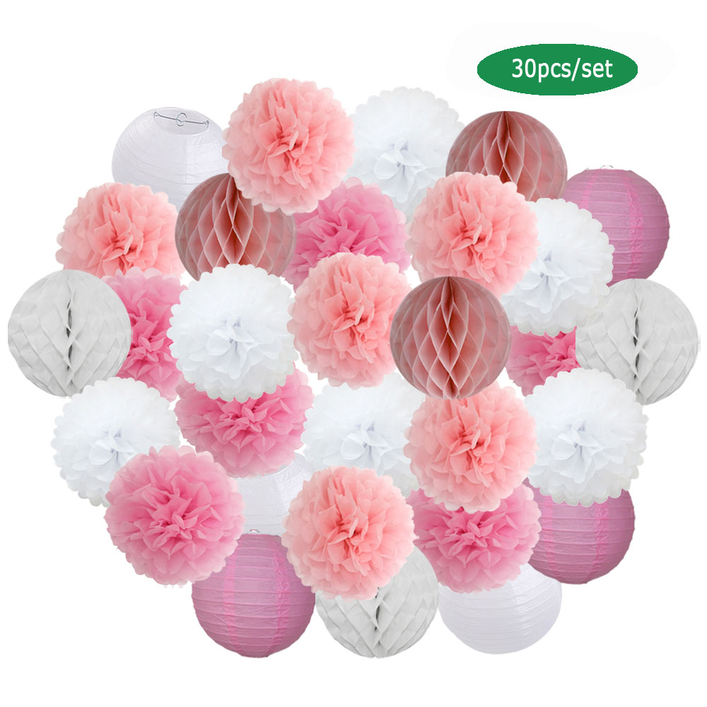 30pcs/Set Holiday Festival Dec - Japanese Lantern Paper avis et prix