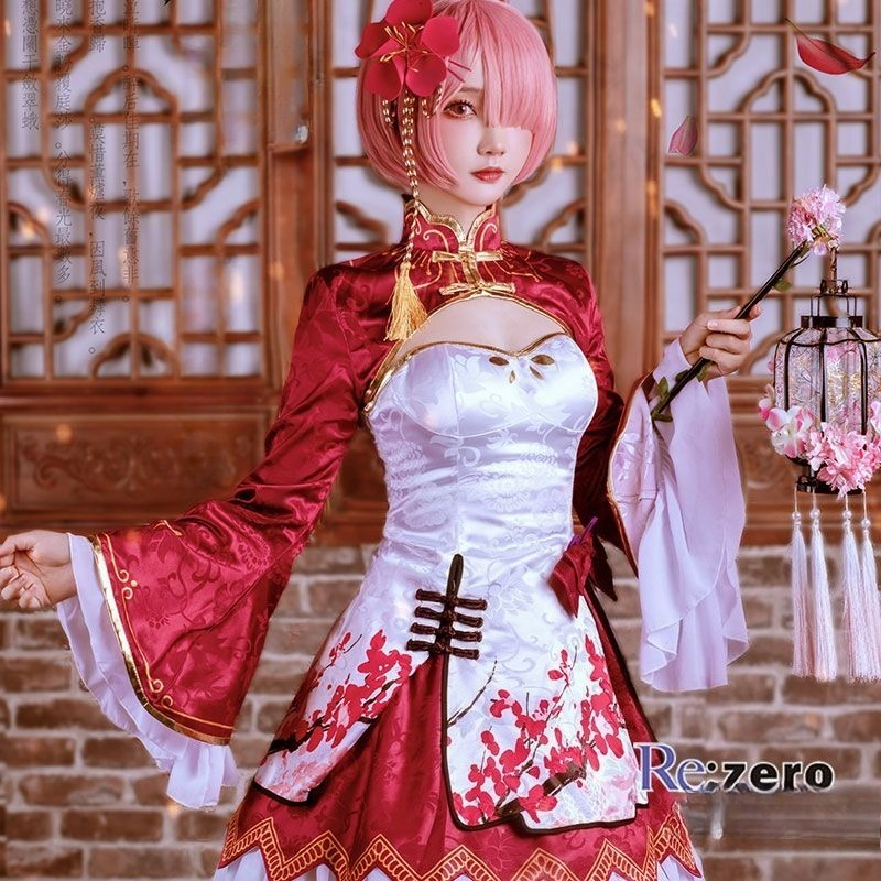 Rem Ram Cosplay Cheongsam Anim - Japanese Girl Lifestyle avis et prix
