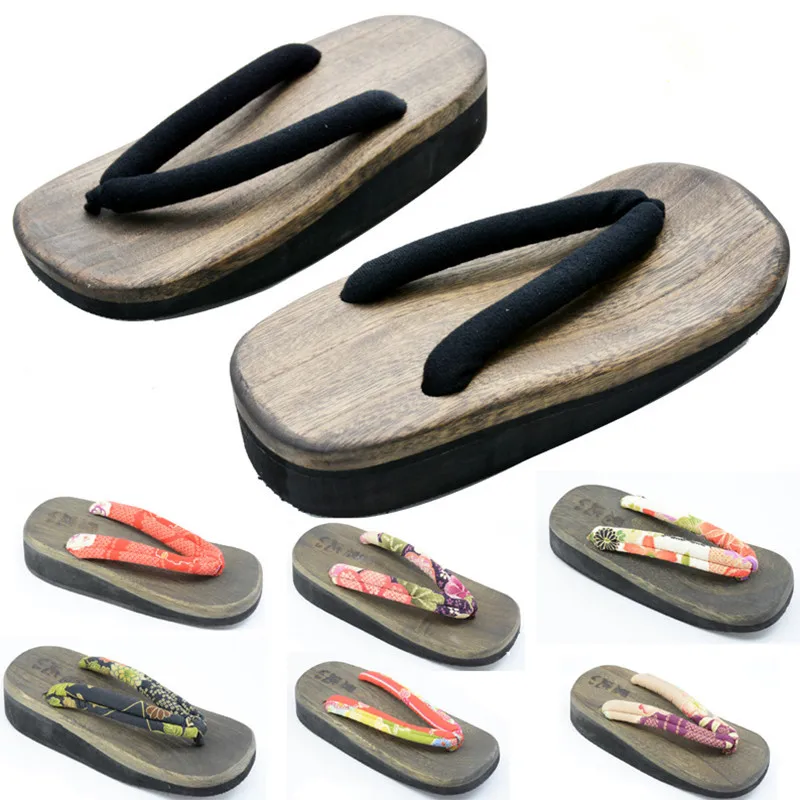Women's Cosplay Shoes Mid Heel - Geta Wooden Sandal avis et prix