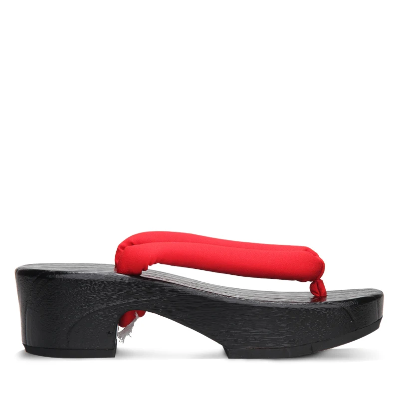 Women's Black Crescent Moon Sh - Geta Wooden Sandal avis et prix