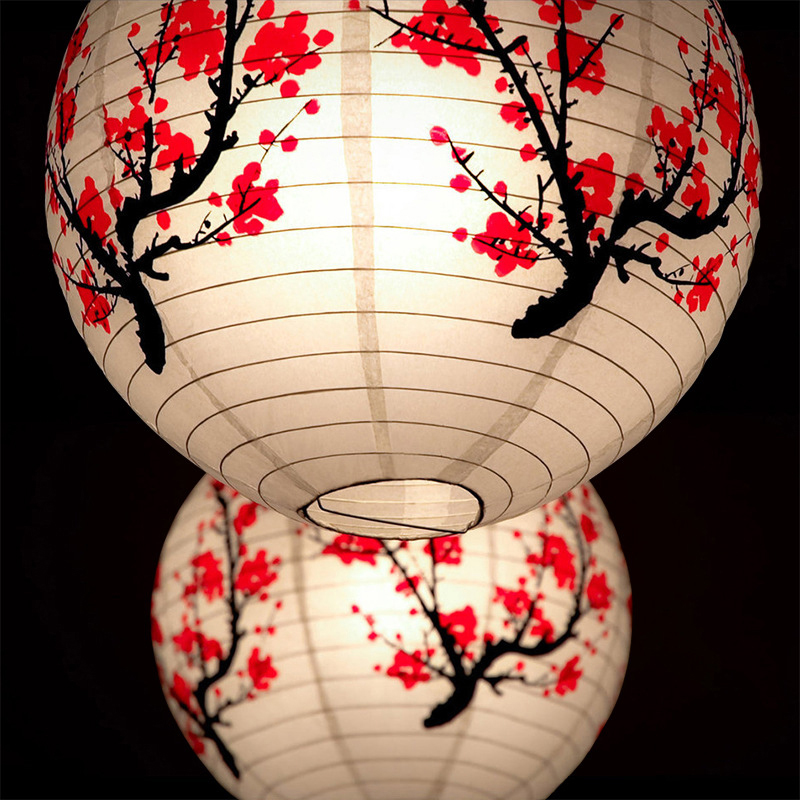 1PC Plum Blossom Paper Lantern - Japanese Lantern Paper avis et prix