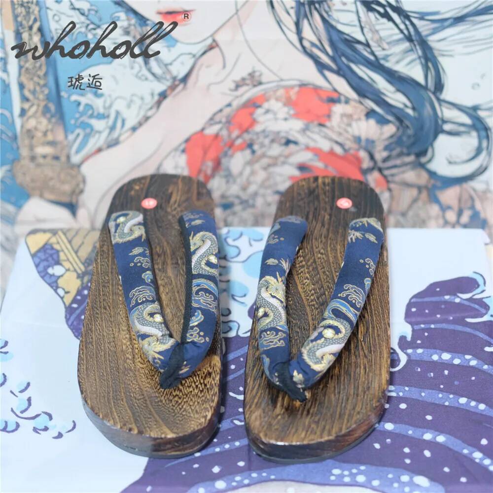 Man Wooden Clogs Slippers Wome - Geta Wooden Sandal avis et prix